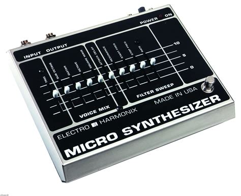 electro harmonix micro synthesizer effects box|electro Harmonix flanger.